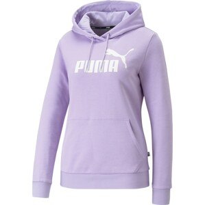 PUMA Sportovní mikina světle fialová / bílá