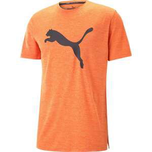 PUMA Funkční tričko antracitová / oranžový melír