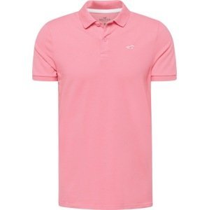 HOLLISTER Tričko 'EMEA' světle růžová / bílá
