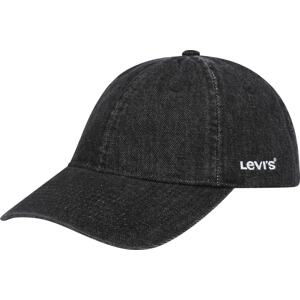 LEVI'S Čepice černá džínovina / bílá