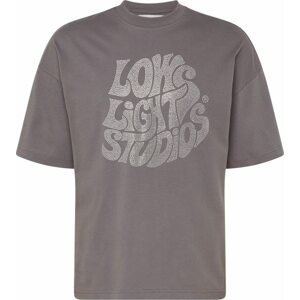 Low Lights Studios Tričko barvy bláta / stříbrně šedá