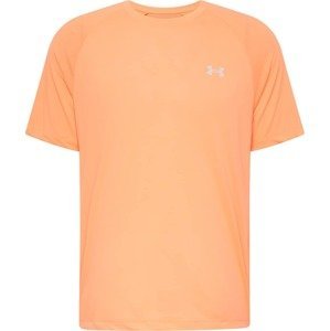 UNDER ARMOUR Funkční tričko světle šedá / oranžová