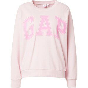 GAP Mikina pink / růžová