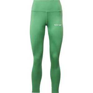Reebok Sport Sportovní kalhoty 'Identity Energy' zelená / bílá