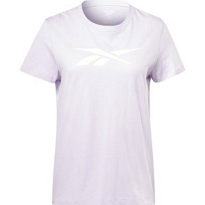 Reebok Sport Funkční tričko šeříková / bílá