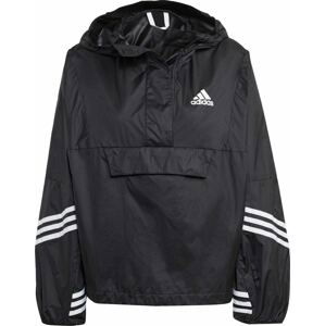 ADIDAS SPORTSWEAR Sportovní bunda černá / bílá