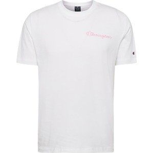 Champion Authentic Athletic Apparel Tričko pink / bílá