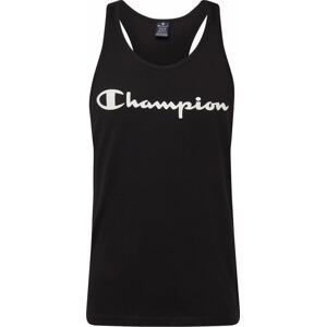 Champion Authentic Athletic Apparel Tričko černá / bílá