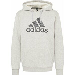 ADIDAS SPORTSWEAR Sportovní mikina šedá / grafitová / šedý melír