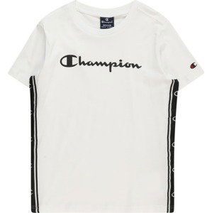 Champion Authentic Athletic Apparel Tričko černá / bílá