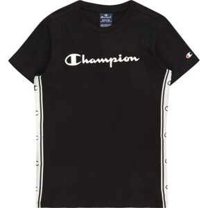 Champion Authentic Athletic Apparel Tričko červená / černá / bílá