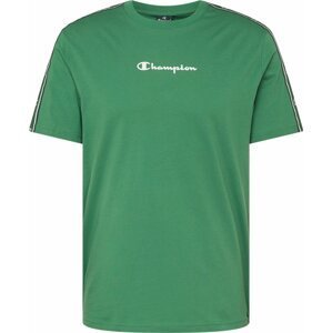Champion Authentic Athletic Apparel Tričko trávově zelená / černá / bílá