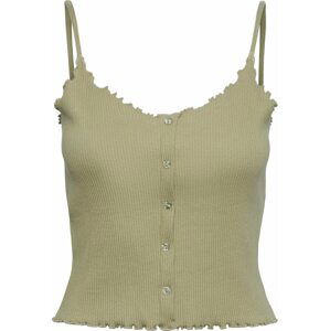 PIECES Top 'NUKISA' khaki