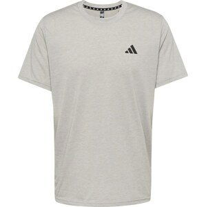 ADIDAS PERFORMANCE Funkční tričko světle šedá / černá
