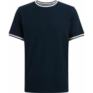 WE Fashion Tričko námořnická modř / bílá
