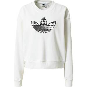 ADIDAS ORIGINALS Mikina černá / bílá