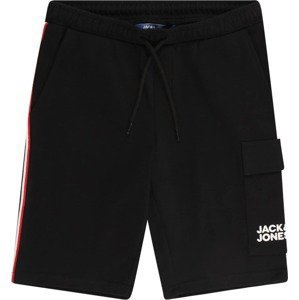 Jack & Jones Junior Kalhoty 'Atlas' červená / černá / bílá
