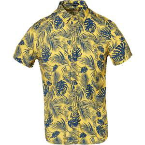 KOROSHI Košile marine modrá / žlutá