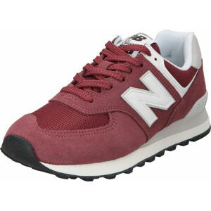 new balance Tenisky světle šedá / burgundská červeň / bílá