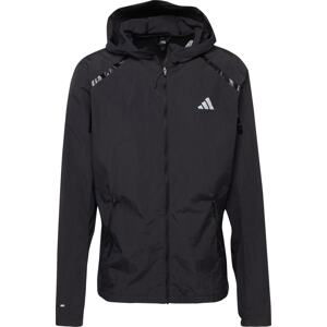 ADIDAS PERFORMANCE Sportovní bunda černá / bílá