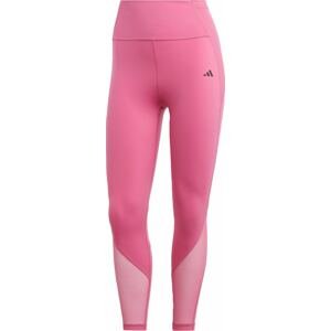 ADIDAS PERFORMANCE Sportovní kalhoty světle růžová / černá