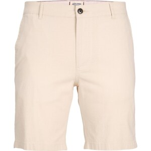 JACK & JONES Chino kalhoty 'Dave' pudrová