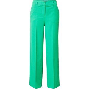 COMMA Kalhoty s puky zelená