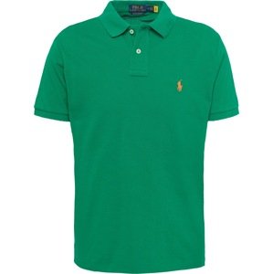 Polo Ralph Lauren Tričko trávově zelená / oranžová