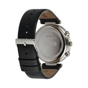 BOSS Black Analogové hodinky stříbrně šedá / černá / průhledná