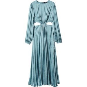 MANGO Společenské šaty 'Simona' pastelová modrá