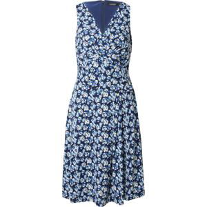 Lauren Ralph Lauren Letní šaty 'AFARA' modrá / námořnická modř / žlutá / bílá