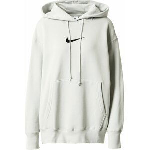 Nike Sportswear Mikina světle šedá / černá