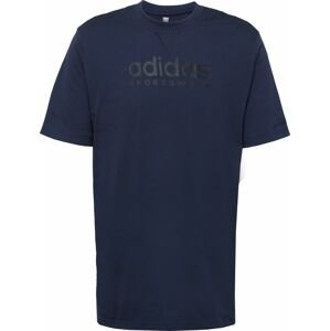 ADIDAS SPORTSWEAR Funkční tričko námořnická modř / černá