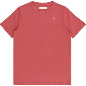 Abercrombie & Fitch Tričko pastelově červená