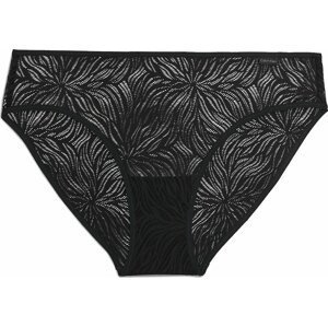 Calvin Klein Underwear Kalhotky 'SHEER MARQUISETTE' černá