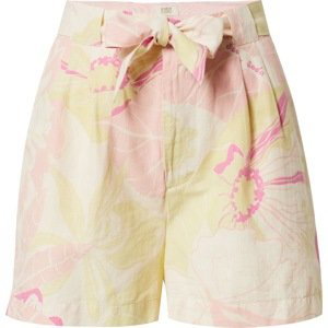 SCOTCH & SODA Kalhoty pastelově žlutá / pink / růže / pastelově růžová
