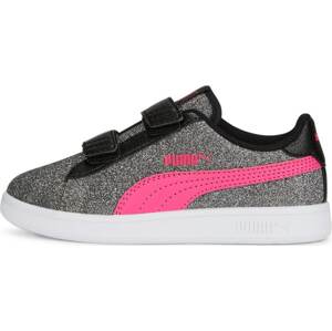 PUMA Tenisky 'Smash v2' fuchsiová / černá / stříbrná