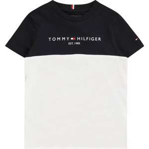 TOMMY HILFIGER Tričko noční modrá / červená / bílá