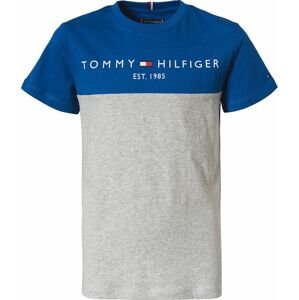TOMMY HILFIGER Tričko modrá / šedý melír / bílá