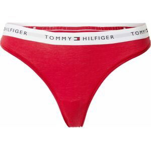 Tommy Hilfiger Underwear Tanga námořnická modř / šedá / červená / bílá