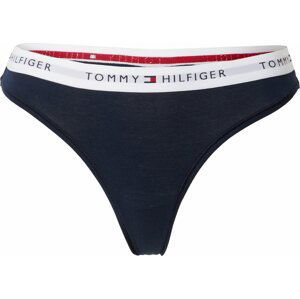 Tommy Hilfiger Underwear Tanga námořnická modř / červená / bílá