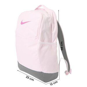 NIKE Sportovní batoh 'Brasilia' pink / světle růžová / černá