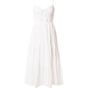 HOLLISTER Letní šaty 'EMEA' bílá