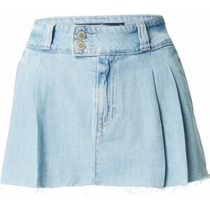 HOLLISTER Sukně 'APAC DENIM LR MICRO PLEATED MINI' modrá