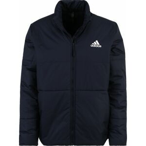 ADIDAS SPORTSWEAR Outdoorová bunda noční modrá / bílá