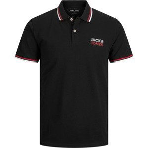 Jack & Jones Plus Tričko krvavě červená / černá / bílá