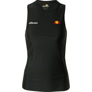 ELLESSE Sportovní top oranžová / červená / černá / offwhite