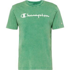Champion Authentic Athletic Apparel Tričko trávově zelená / světle červená / bílá
