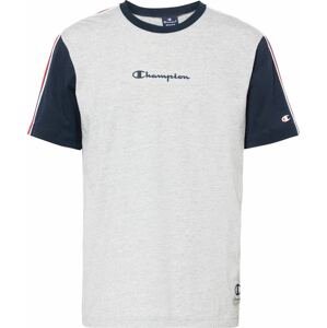 Champion Authentic Athletic Apparel Funkční tričko námořnická modř / šedý melír / bílá