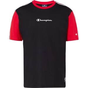 Champion Authentic Athletic Apparel Funkční tričko světle šedá / červená / černá / bílá